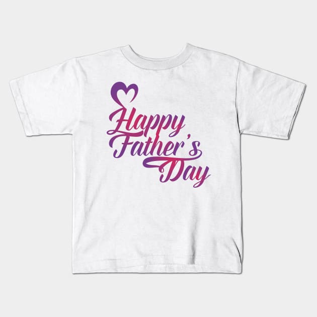 Funny Gift Happy Father's Day From Daughter Kids T-Shirt by DJOU